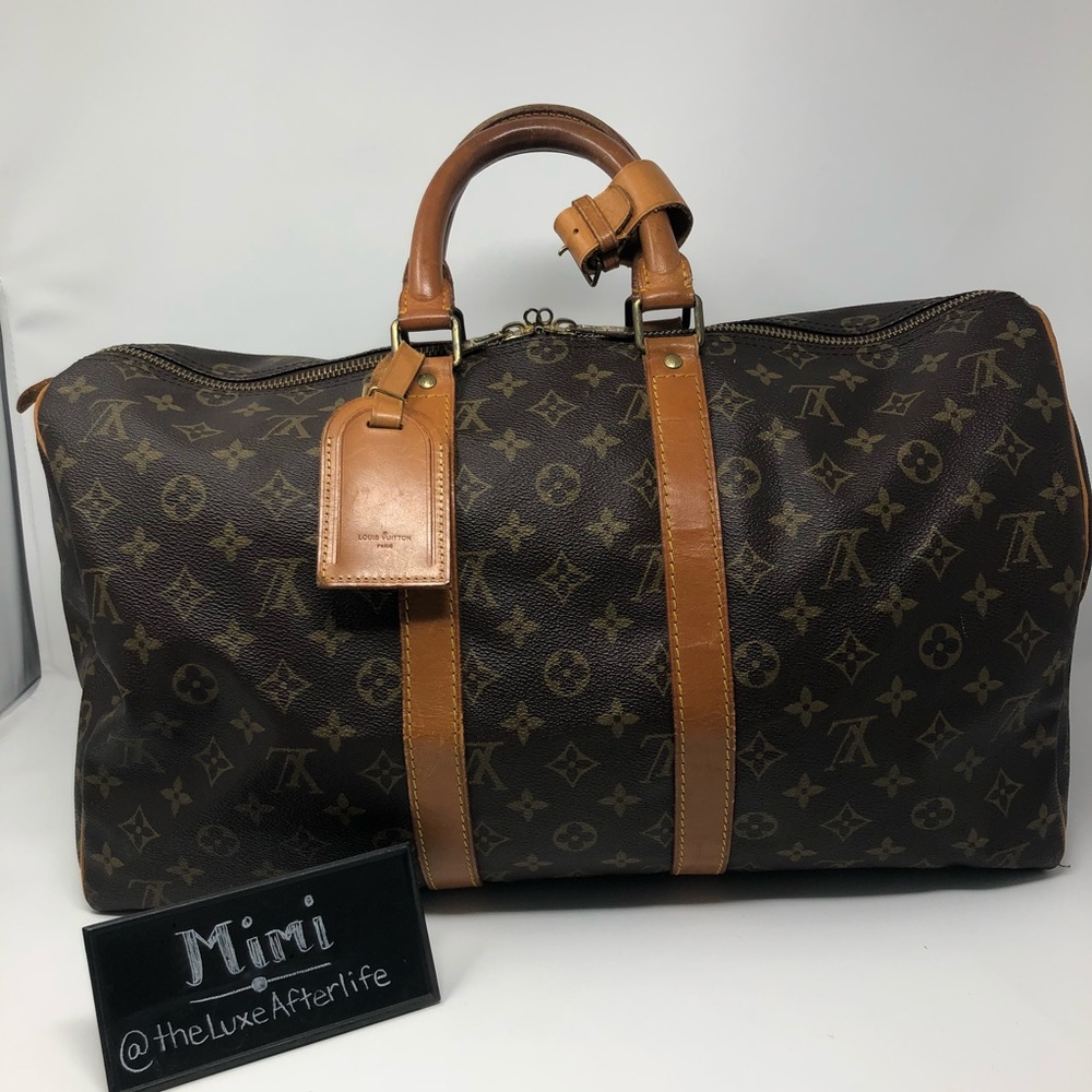 Authentic Louis Vuitton Vintage Speedy Keepall 45.